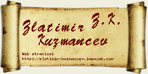 Zlatimir Kuzmančev vizit kartica